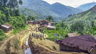 Villaggio nel Kivu